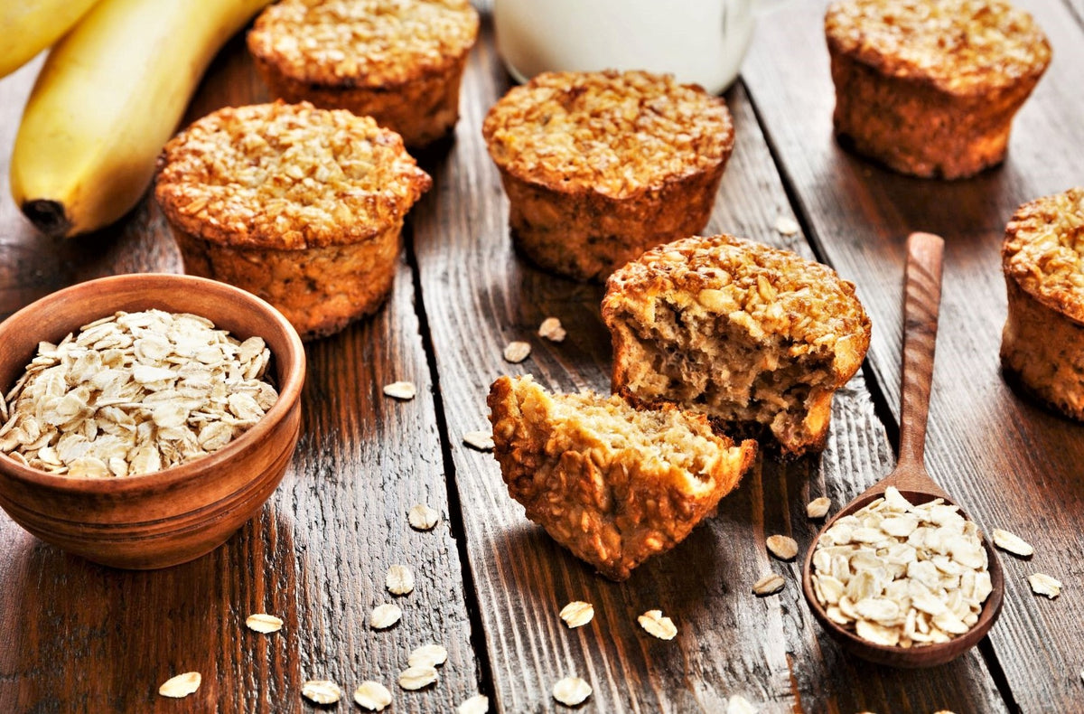 Muffins de Banana y Avena Cocina Sin Culpa